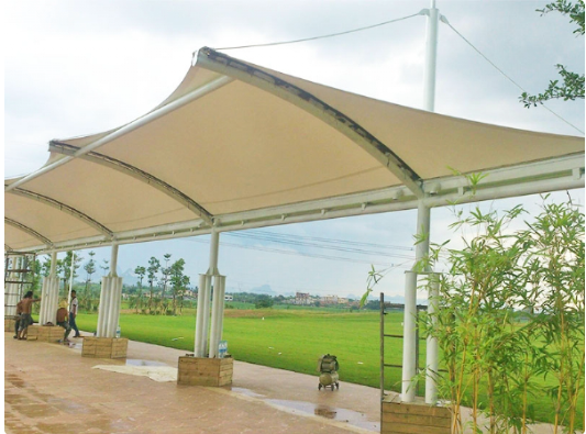 鹤岗市膜结构建造膜结构遮阳篷 - 价格