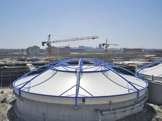鹤岗市污水池加盖膜结构景观 - 哪里好